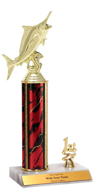 Marlin Fishing 1st, 2nd and 3rd Place Trophy