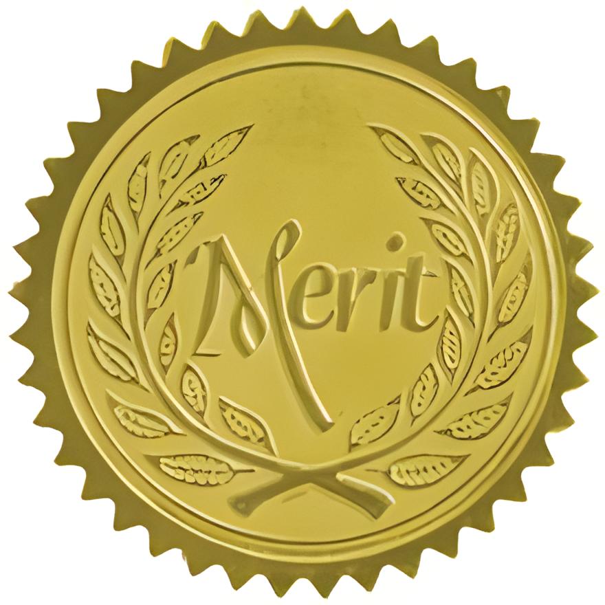 Merit Certificate Seal