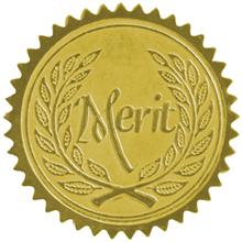 Merit Certificate Seal