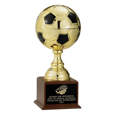 Metal Soccer Trophy