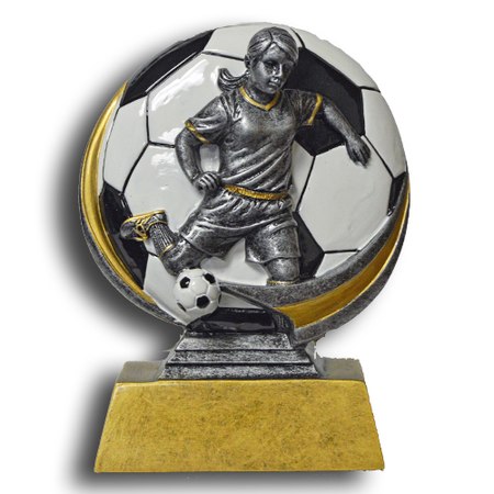 Girls Motion Xtreme 500 Soccer Trophy