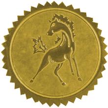 Mustang Mascot Certificate Seal
