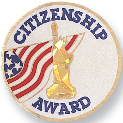 Citizenship Mylar Decal Medal Insert