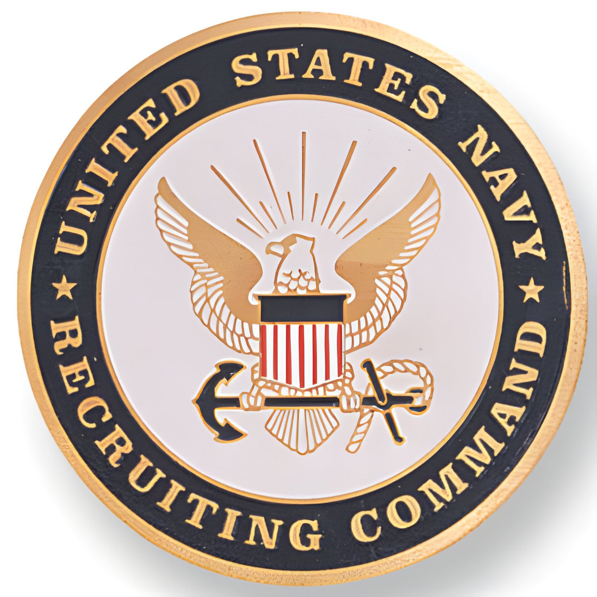Navy Recruiting Command Medal Insert (Etched)