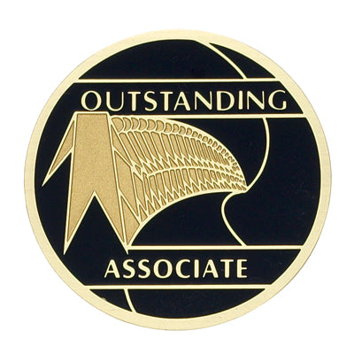Outstanding Associate Medal Insert (Etched)