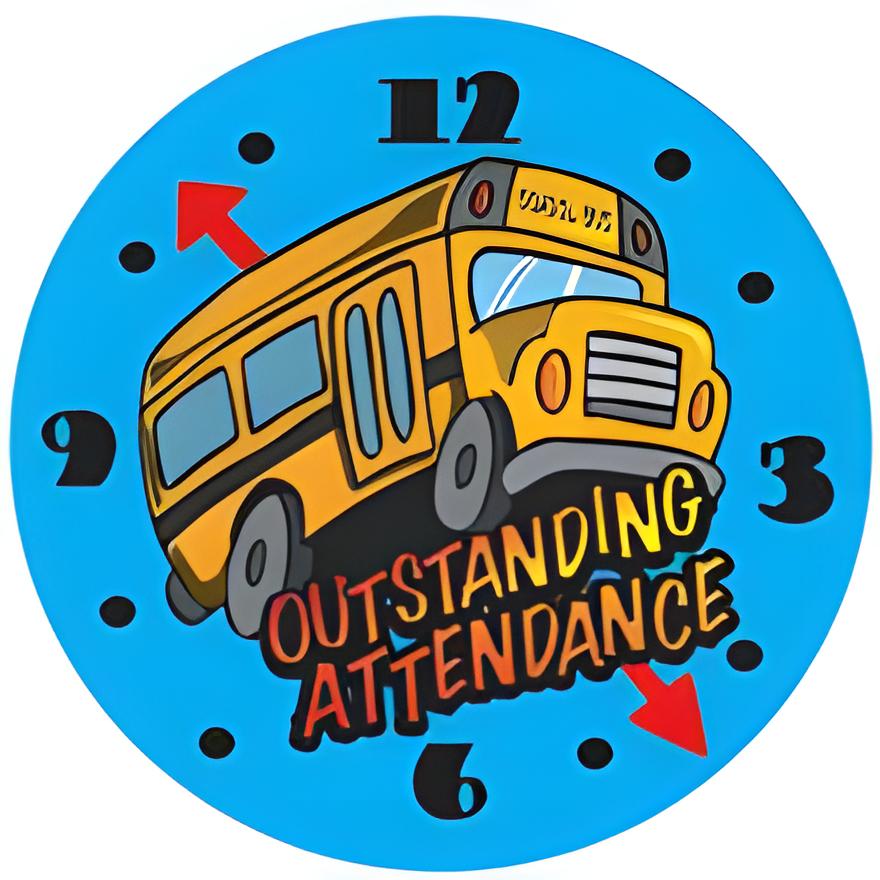 Outstanding Attendance Motivational Stickers