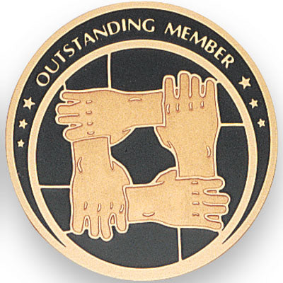 Outstanding Member Medal Insert (Etched, 518159)