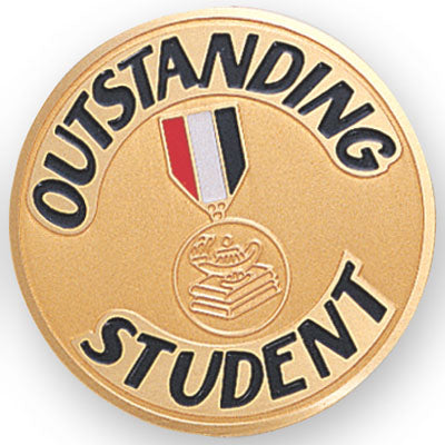 Outstanding Student Medal Insert (Etched)