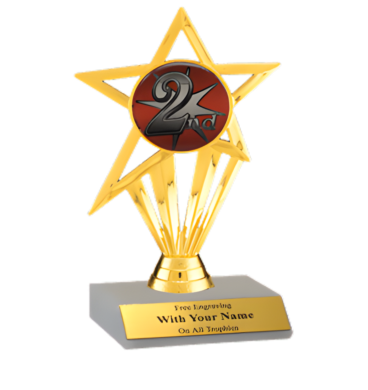 2nd Place Participation Insert Trophy