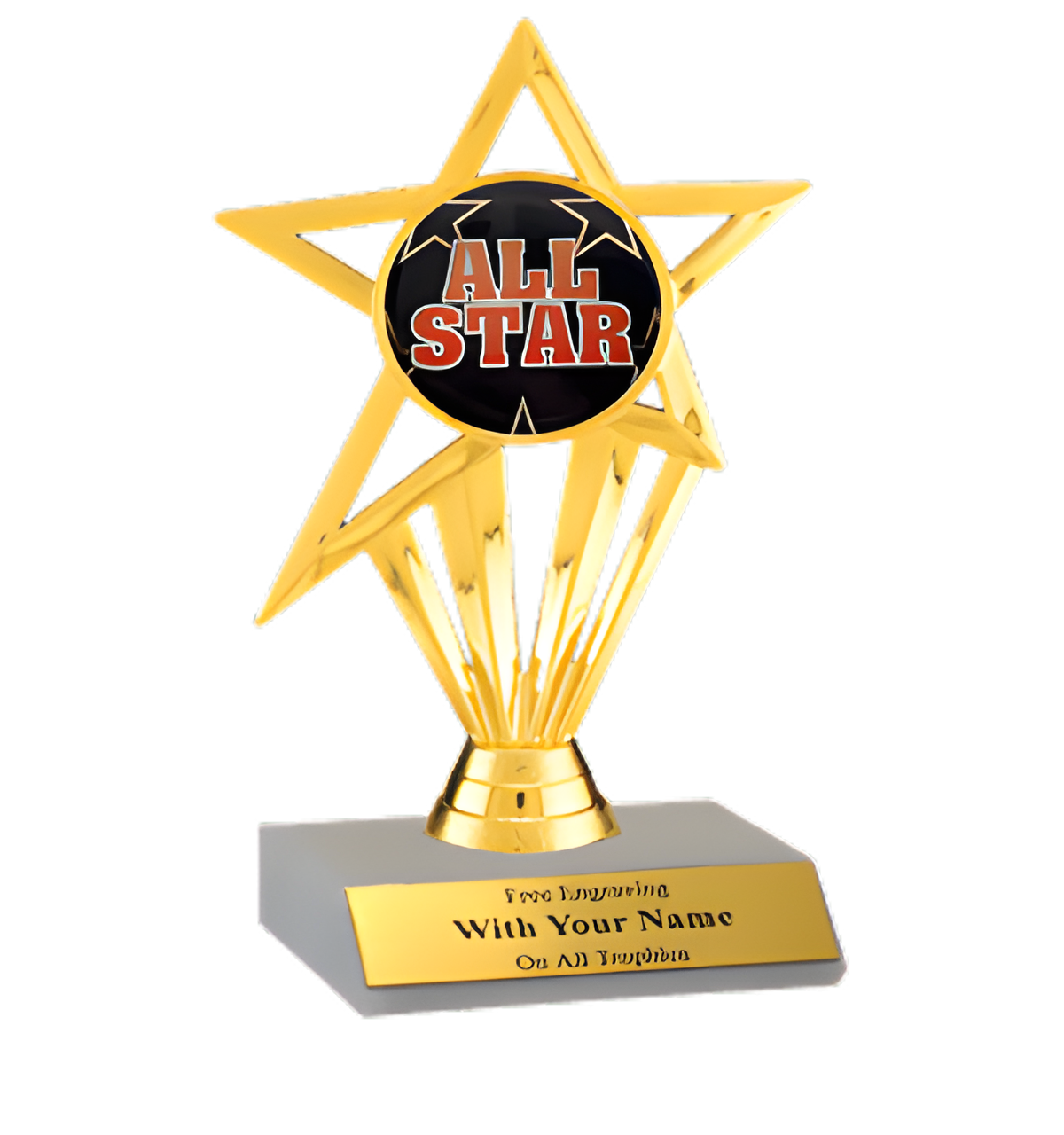 All Star Participation Insert Trophy