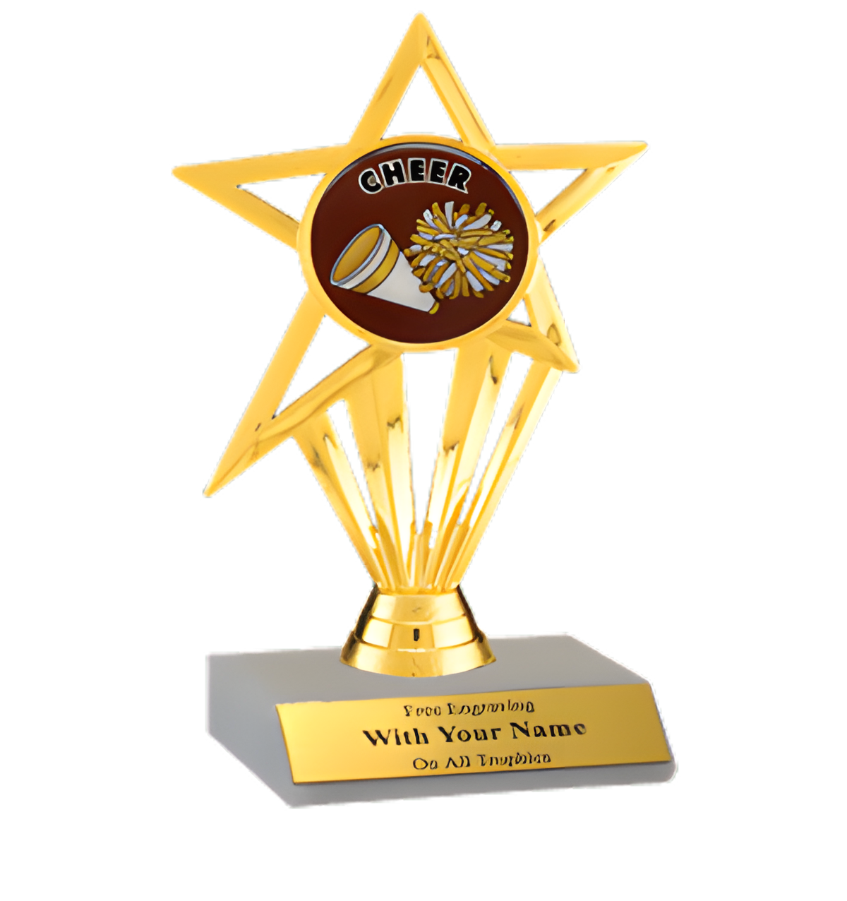 Cheerleading Participation Insert Trophy
