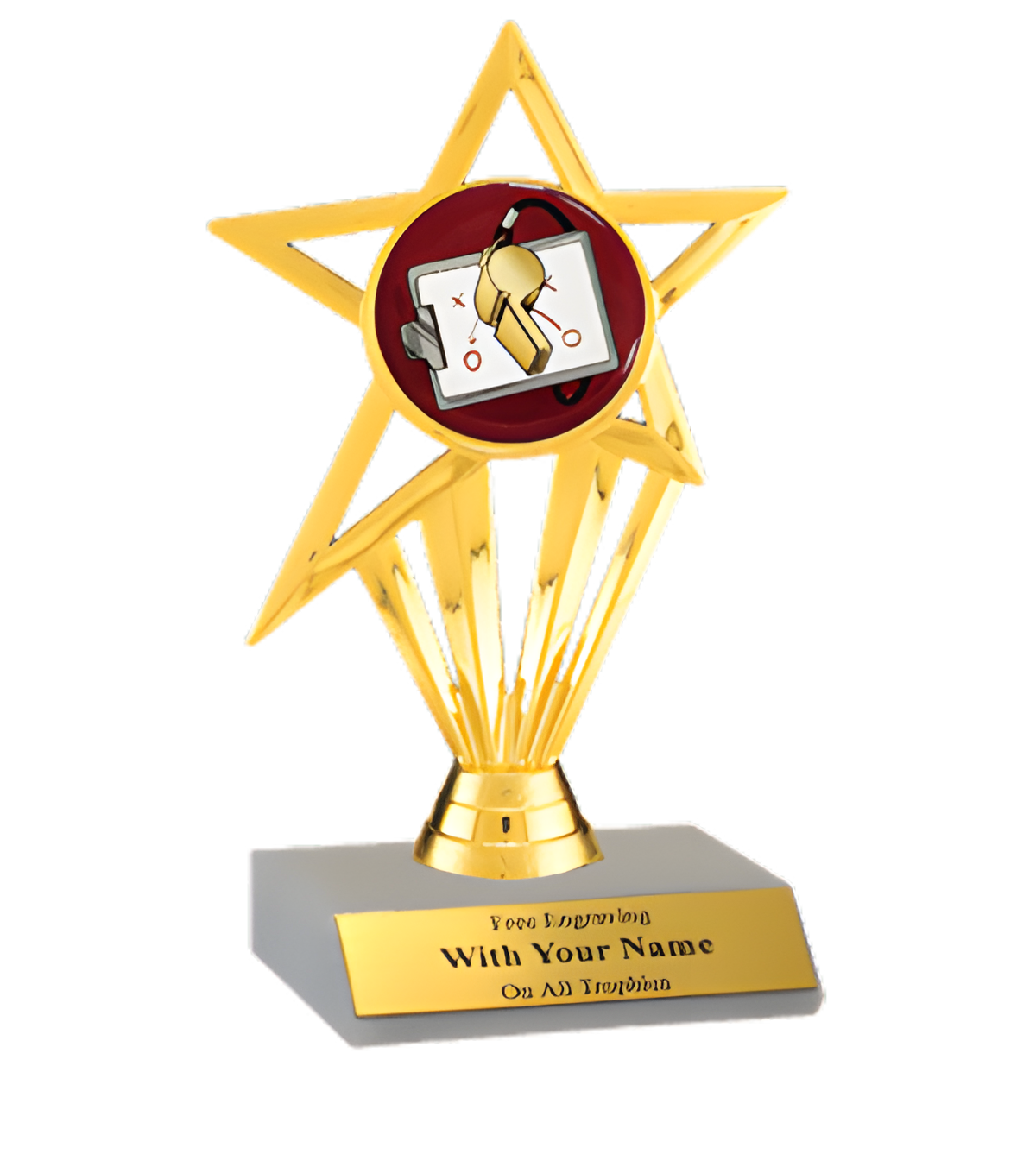Coach Participation Insert Trophy