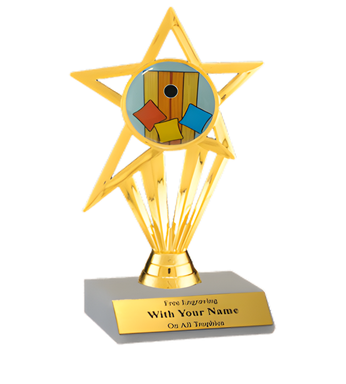 Cornhole Participation Insert Trophy