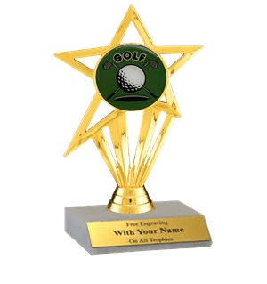 Golf Participation Insert Trophy