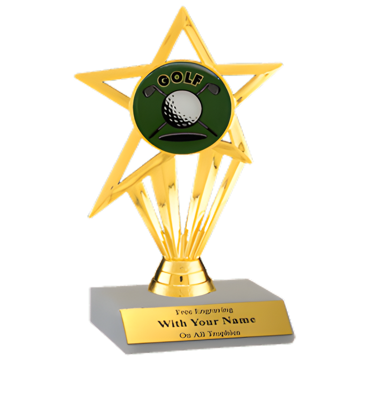 Golf Participation Insert Trophy