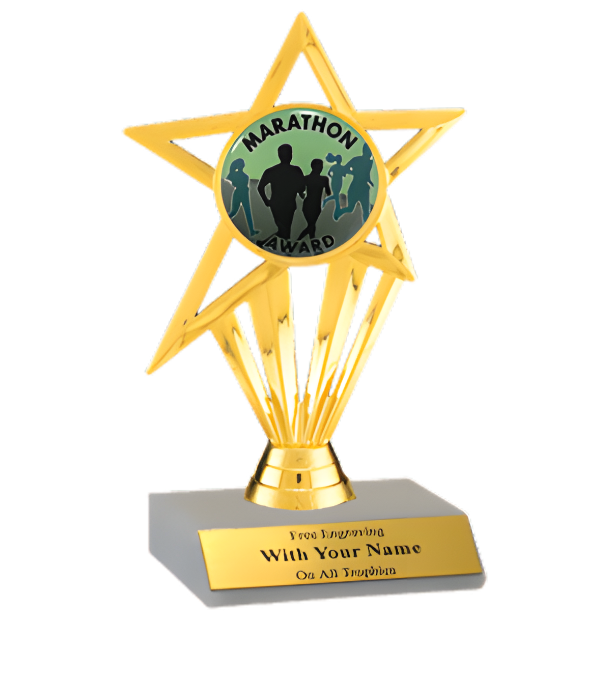 Marathon Participation Insert Trophy