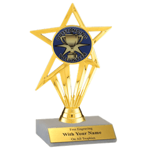 Volunteer Participation Insert Trophy