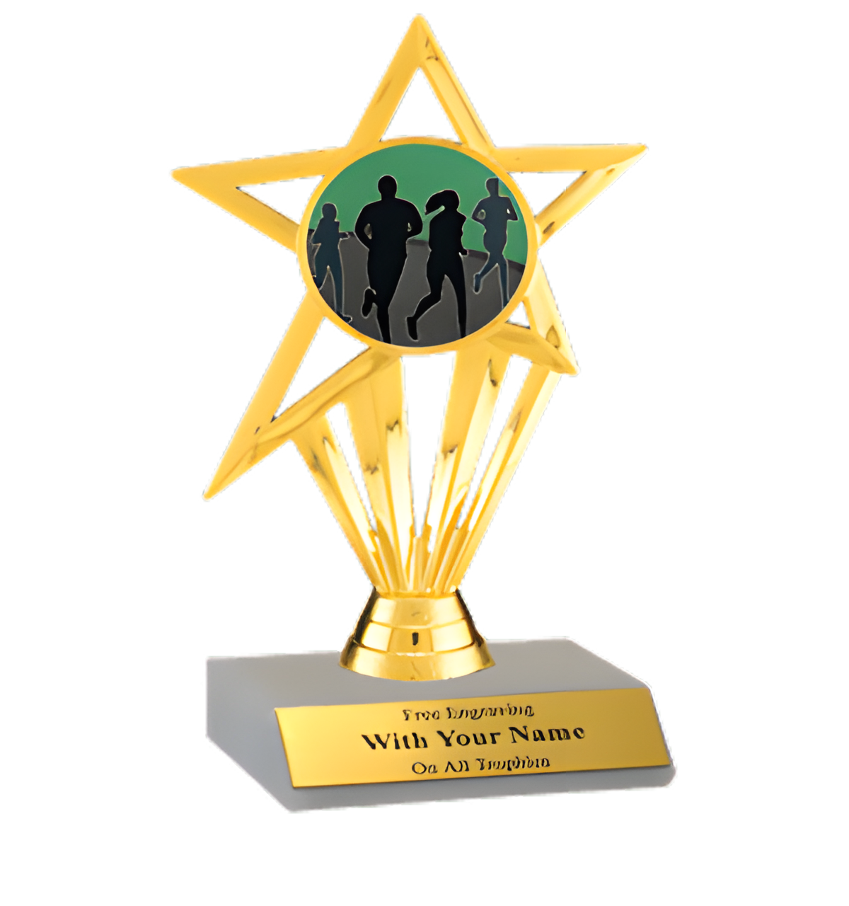 Running Participation Insert Trophy