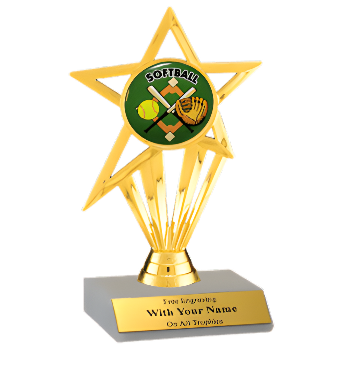 Softball Participation Insert Trophy