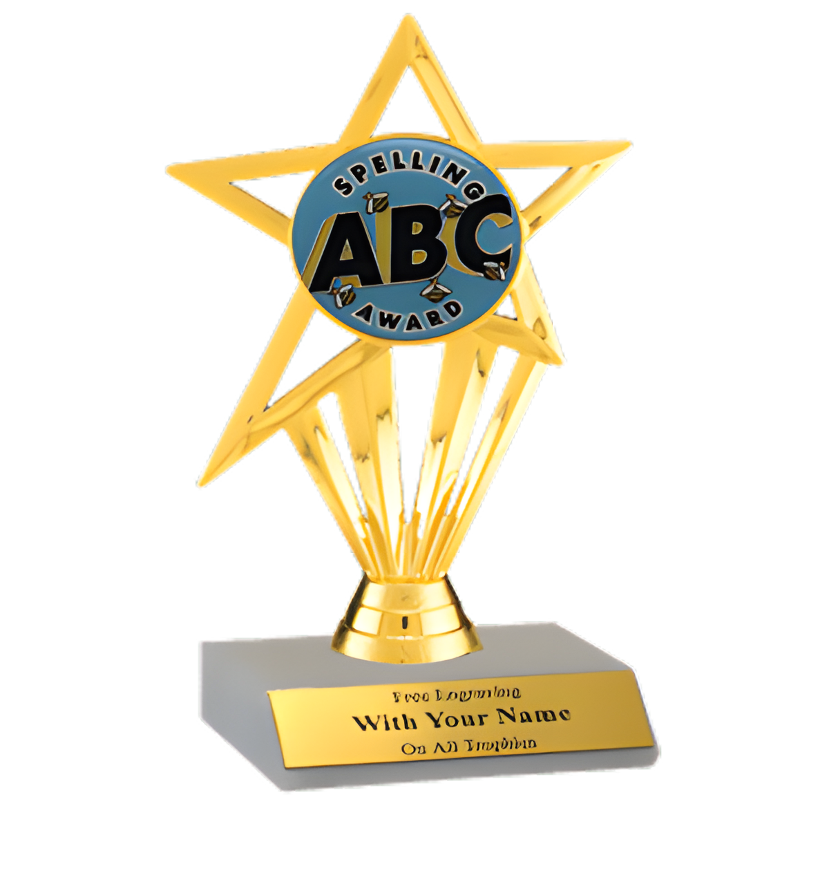 Spelling Bee Participation Insert Trophy