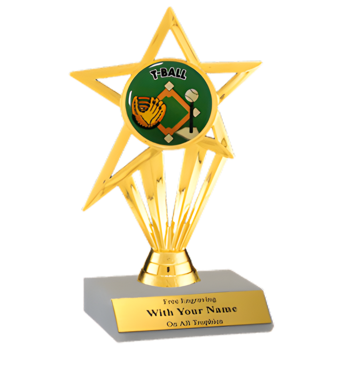 T-Ball Participation Insert Trophy