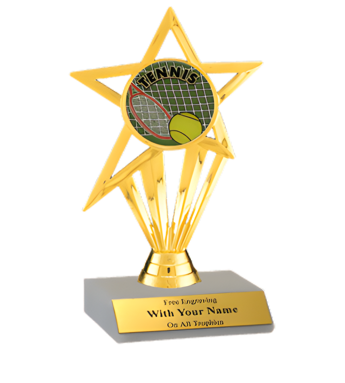 Tennis Participation Insert Trophy
