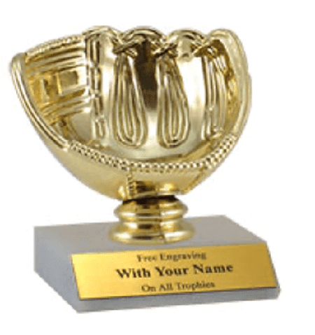 Softball Glove Participation Trophy