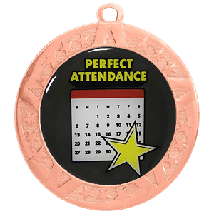 Perfect Attendance Bronze Medal