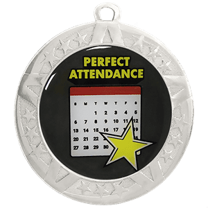 Perfect Attendance Silver Medal