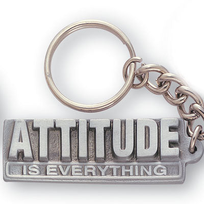 Attitude Is Everything Pewter Key Chains