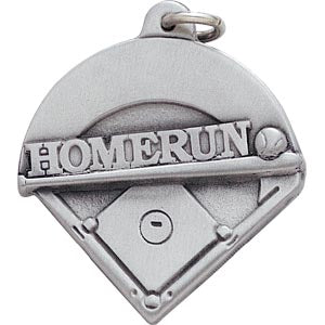 Baseball Pewter Keychains