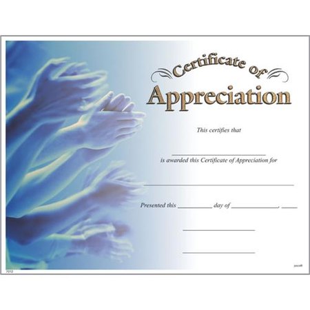 Photo Appreciation Certificate