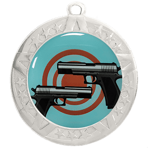 Pistol Shooting Silver Medal