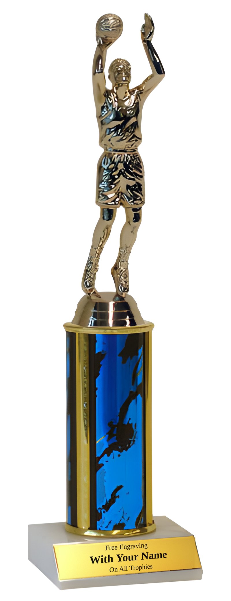 Basketball Column Trophy