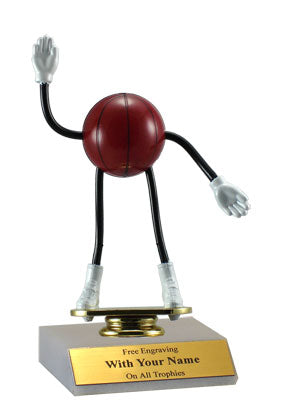 Bendable Basketball Trophy