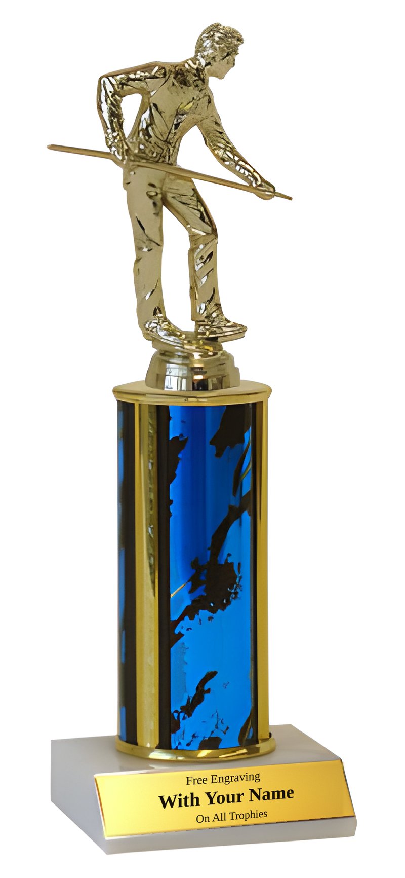 Billiards Column Trophy