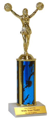 Cheerleading Column Trophy