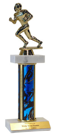 Football Deluxe Double Marble Trophy