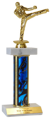Karate Deluxe Double Marble Trophy