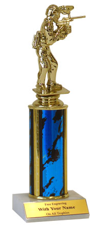 Paintball Column Trophy