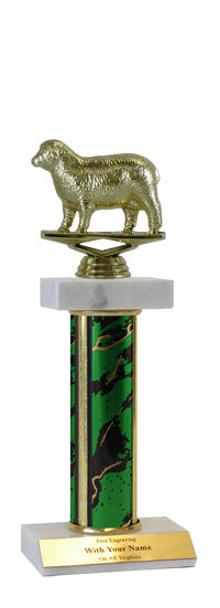 Sheep Deluxe Double Marble Trophy