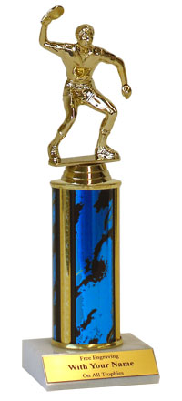 Table Tennis Column Trophy