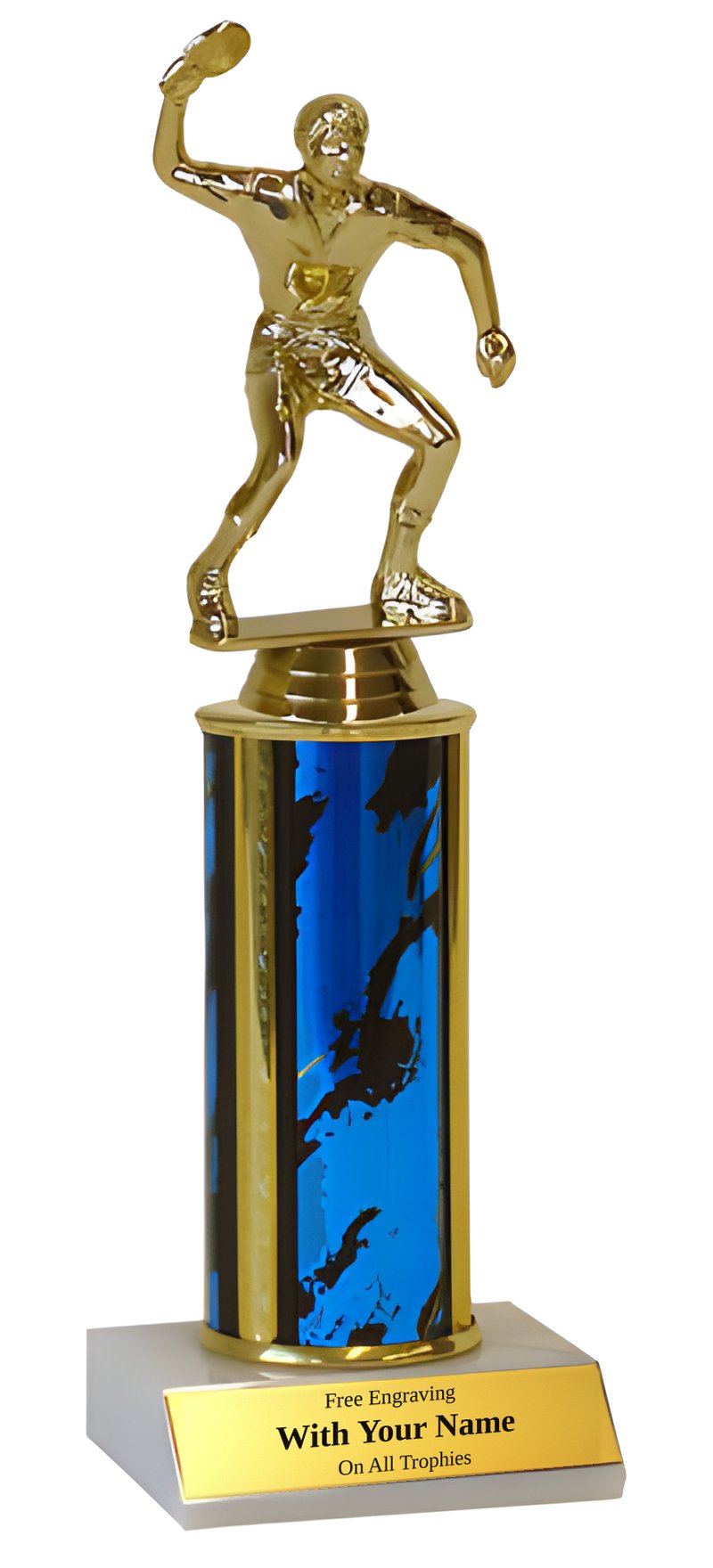 Table Tennis Column Trophy