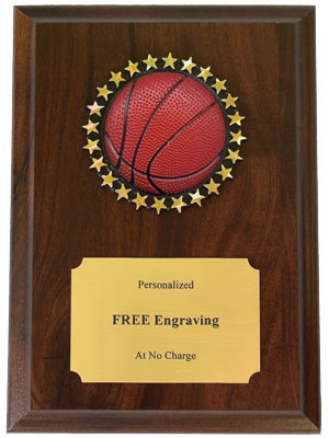 Basketball Holographic Insert Plaque