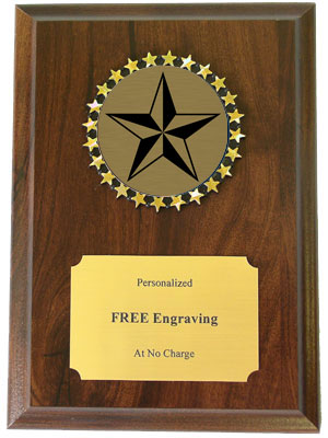 Academic Star Holographic Decal Plaque