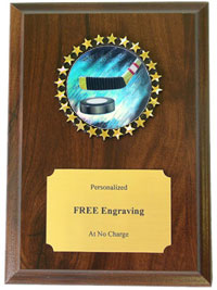 Hockey Holographic Insert Plaque