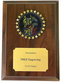 Holographic Music Insert Plaque