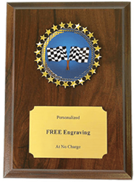 Pinewood Derby Insert Plaque