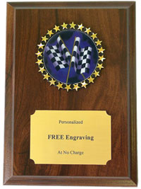 Stock Car Holographic Insert Plaque