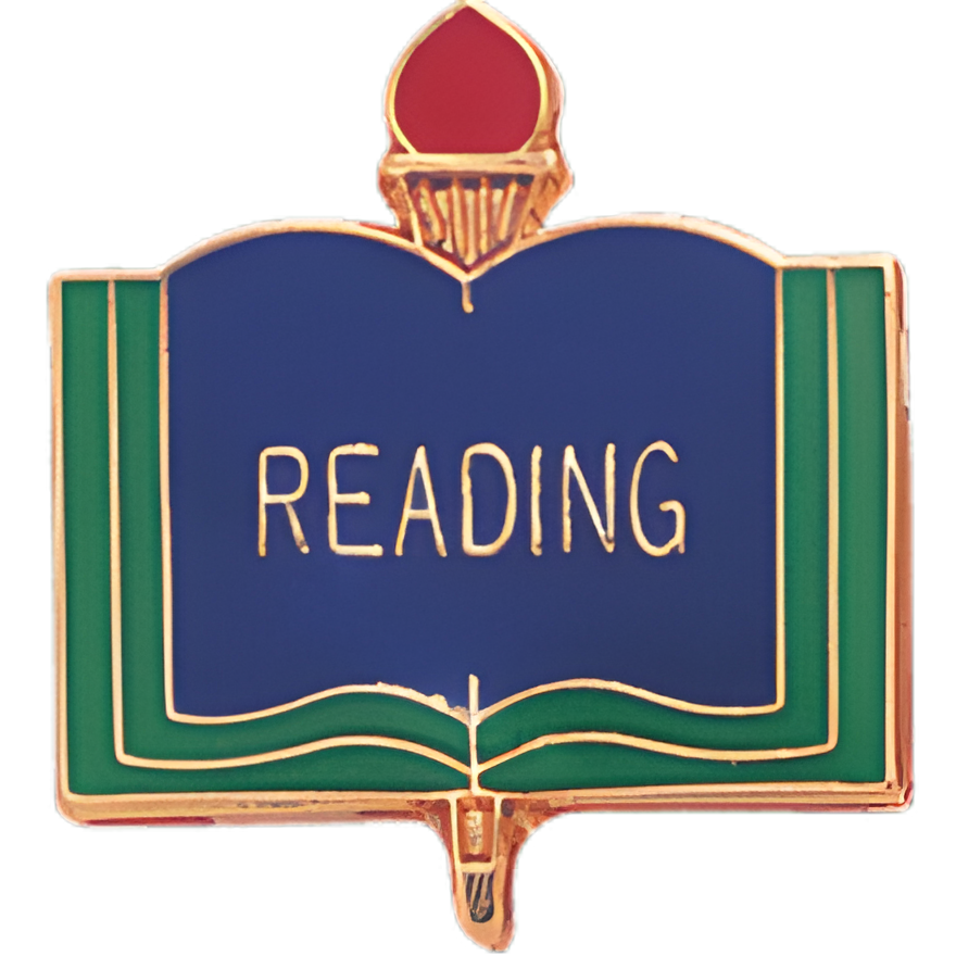 Reading Lapel Pins